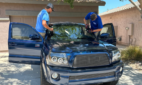 Front Windshield Replacement Picture