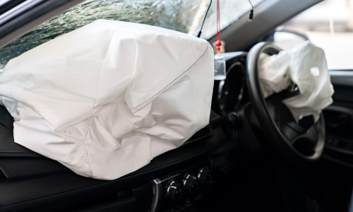 windshield and airbag