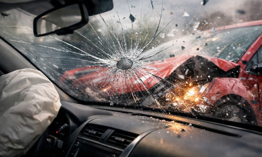 Repaired Windshield